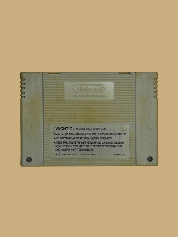 Snes super mario kart back