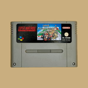 Snes super mario kart front