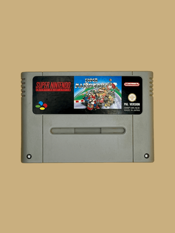 Snes super mario kart front