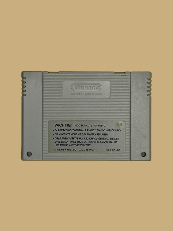 Snes super mario land 2 yoshi's island back