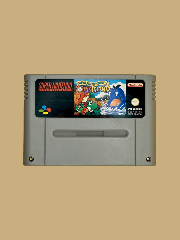 Snes super mario land 2 yoshi's island front