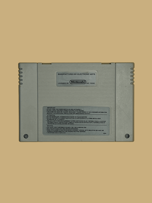 Super nintendo fifa 97 back