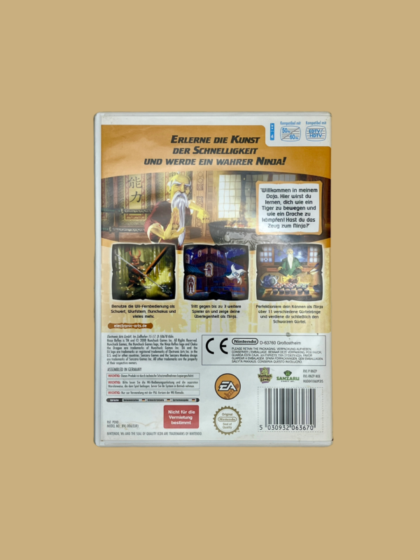 Wii ninja reflex back