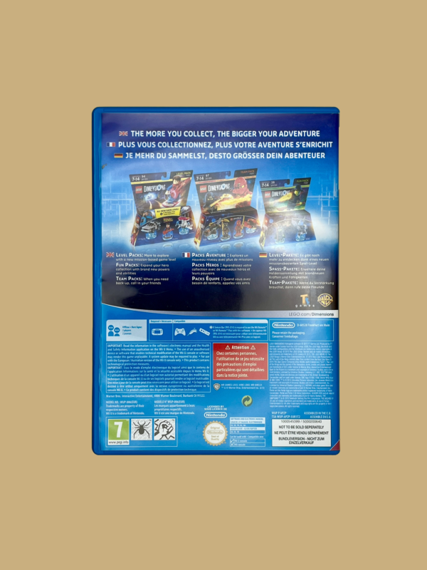 Wii u lego dimensions back