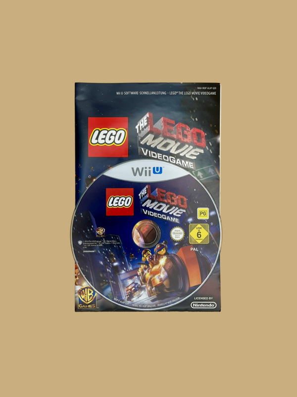Wii u lego the movie videogame disc