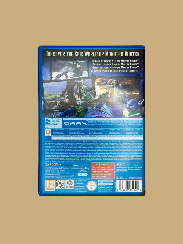 Wii u monster hunter 3 ultimate back