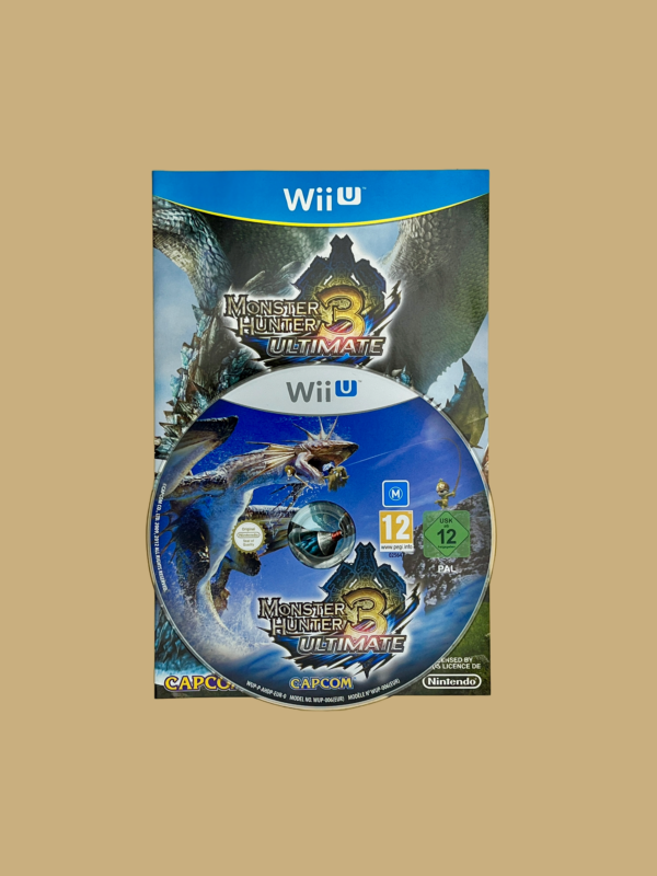 Wii u monster hunter 3 ultimate disc