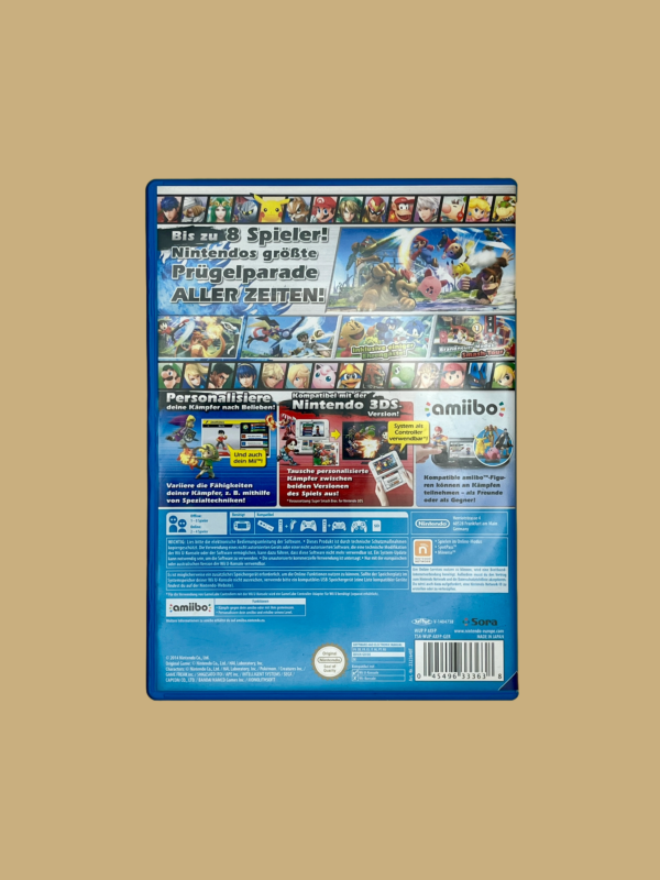 Wii u super smash bros. back