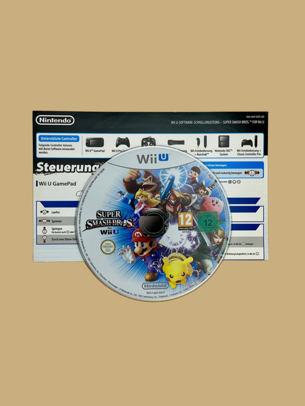 Wii u super smash bros. disc