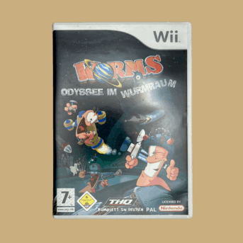 Wii worms odyssee im wurmraum front