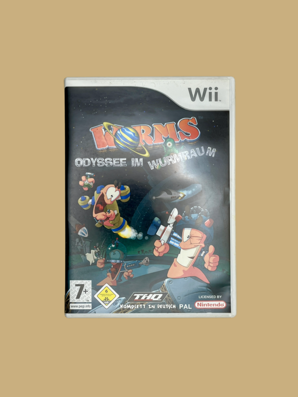 Wii worms odyssee im wurmraum front
