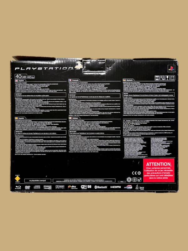 Sony Playstation 3 (PS3): 40GB (Model CECHG04) - Image 2