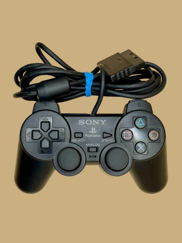 Sony Playstation 2 (PS2): DualShock 2 Controller Schwarz (Model SCPH-10010)