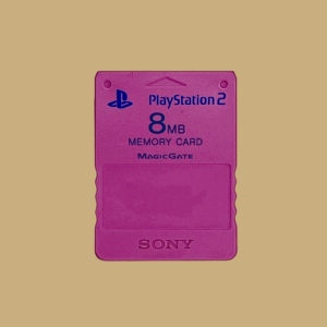 Sony Playstation 2 (PS2): 8MB Memory Card Pink (Model SCPH-10020)