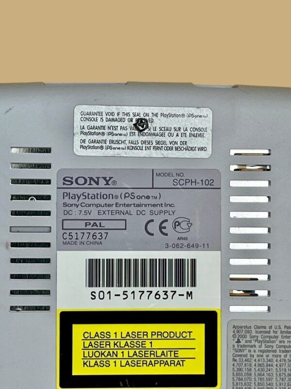 Sony PlayStation 1 Slim (Model SCPH-102) – Bild 3