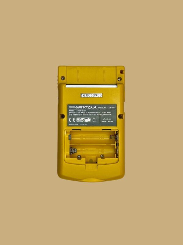 Nintendo Game Boy Color: Gelb (Model CGB-001) – Bild 3