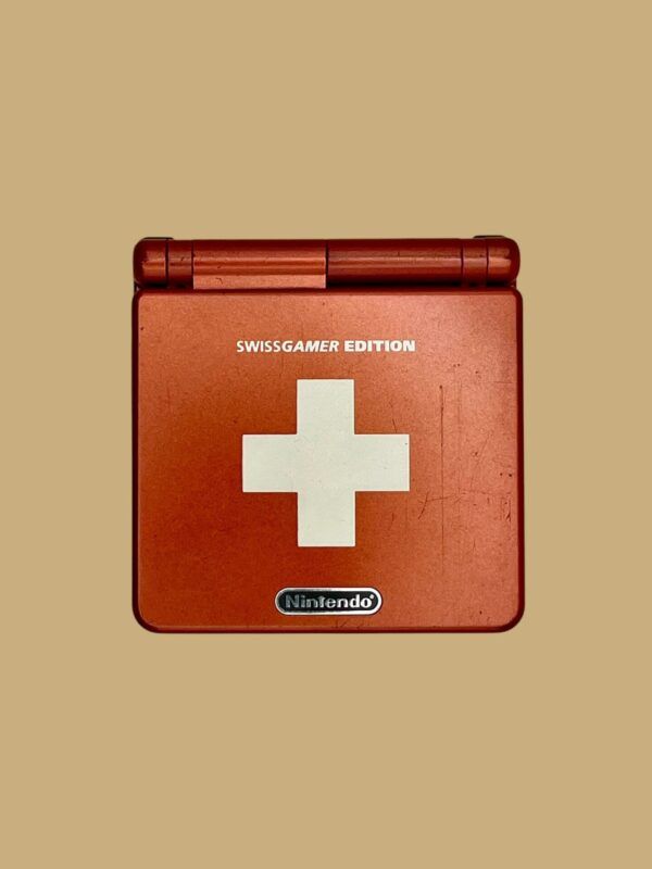 Nintendo Game Boy Advance SP: Swiss Gamer Edition (Model AGS-001)