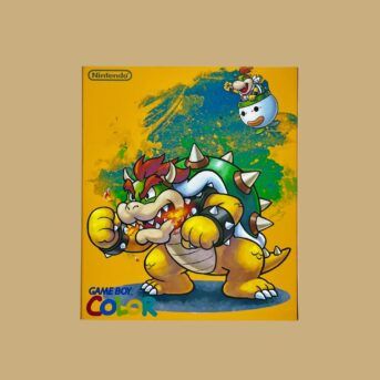 Nintendo Game Boy Color mit IPS V2 Screen: Super Mario Bowser Edition