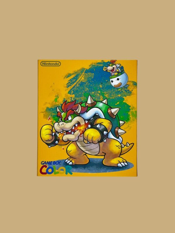 Nintendo Game Boy Color mit IPS V2 Screen: Super Mario Bowser Edition