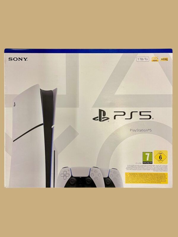 Sony Playstation 5 (PS5): Slim Disc Edition Bundle (Model CFI-2116) - mit Garantie und 3 Games