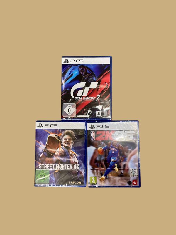Sony Playstation 5 (PS5): Slim Disc Edition Bundle (Model CFI-2116) - mit Garantie und 3 Games – Bild 3