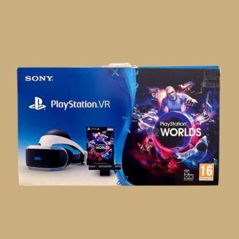 Sony PlayStation VR Headset + PlayStation VR Worlds (Model CUH-ZVR1 EY)