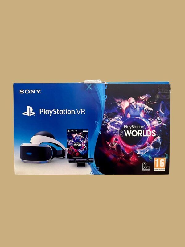 Sony PlayStation VR Headset + PlayStation VR Worlds (Model CUH-ZVR1 EY)