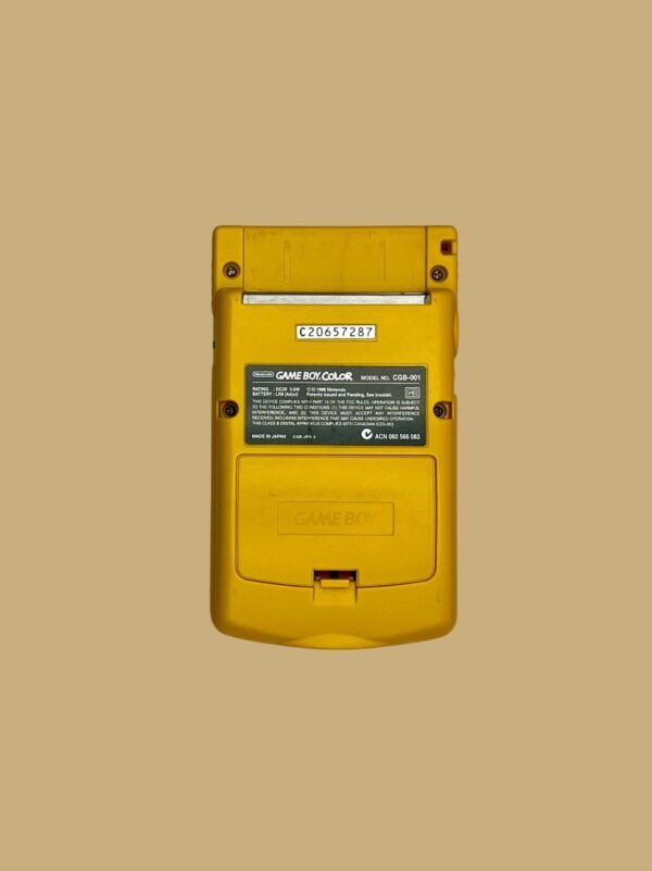 Nintendo Game Boy Color: Gelb (Model CGB-001) – Bild 2