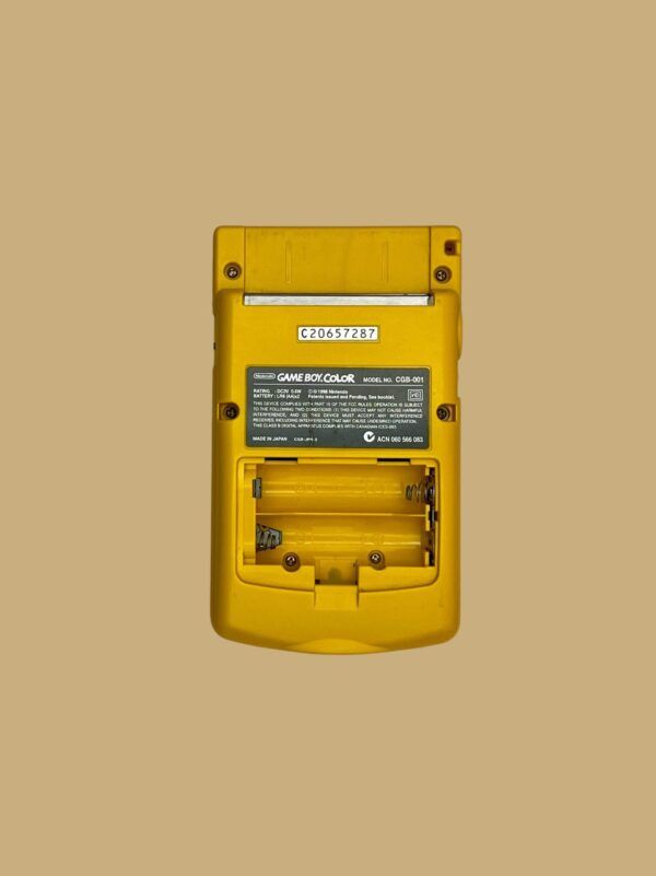 Nintendo Game Boy Color: Gelb (Model CGB-001) – Bild 3