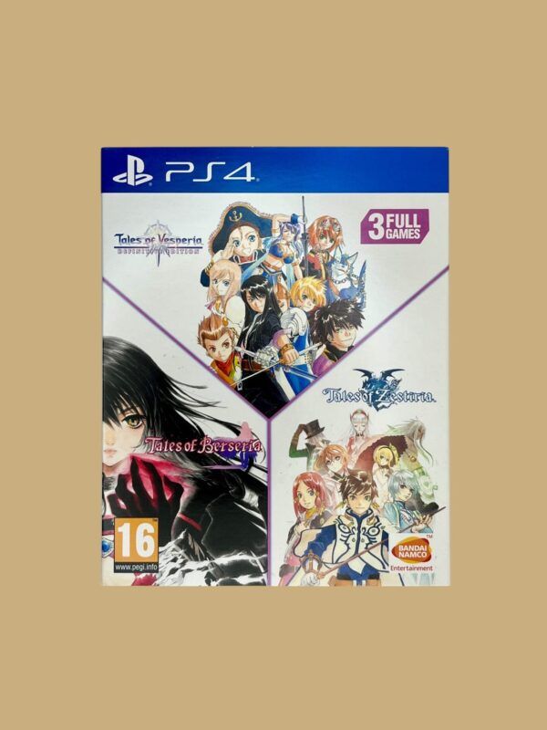 Tales Of Zestiria + Tales Of Berseria + Tales Of Vesperia - Triple Pack Bundle