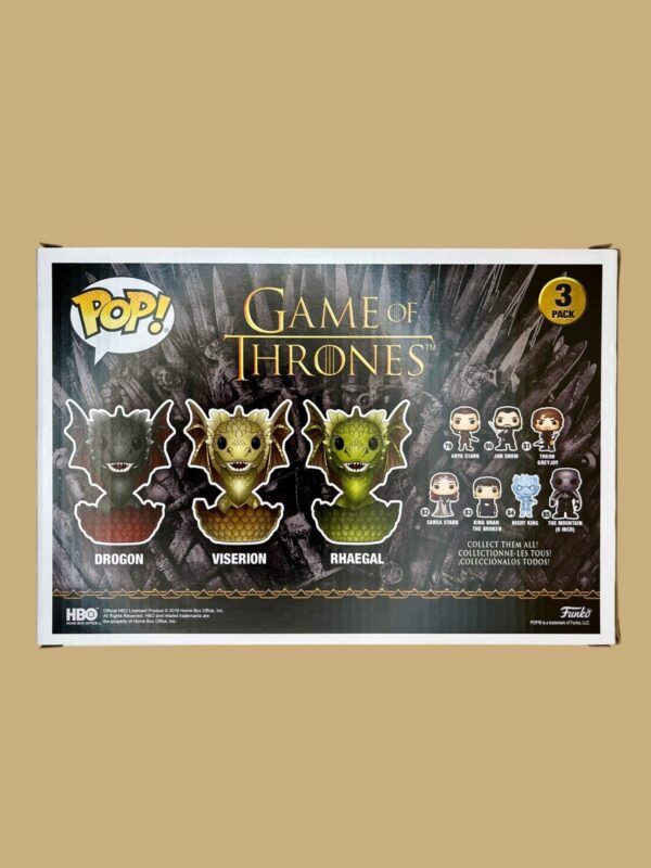 Drogon / Viserion & Rhaegal (3 Pack / Game of Thrones) – Bild 2
